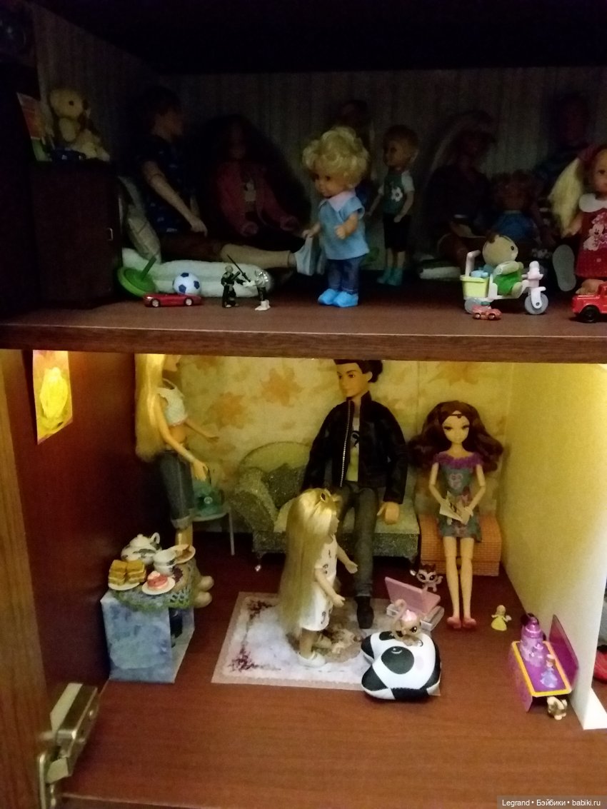 Освещение для куклополок — Румбоксы и кукольные интерьеры: фото