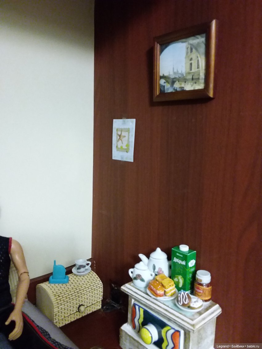 Пайетки в интерьере. Рамочки из пайеток для куклокомнат (фото 5)