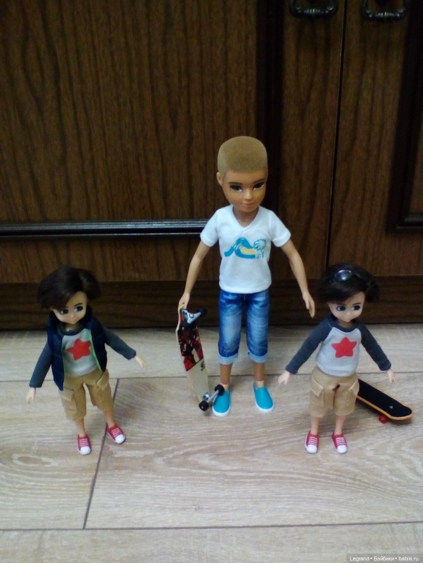 Амбруаз, Тьерри и скутер — Куклы Bratz (Братц) и Moxie Girlz: MGA