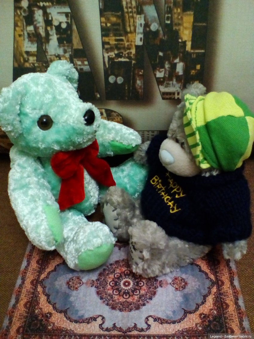 Гости в доме Пембе и Гри | Бэйбики Гости в доме Пембе и Гри — Плюшевые мишки и игрушки (Teddy Bear): винтаж (фото 5)