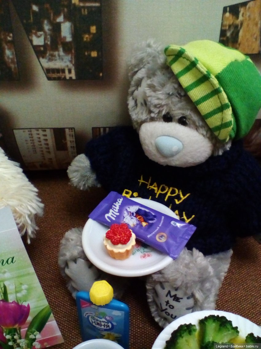 Гости в доме Пембе и Гри | Бэйбики Гости в доме Пембе и Гри — Плюшевые мишки и игрушки (Teddy Bear): винтаж