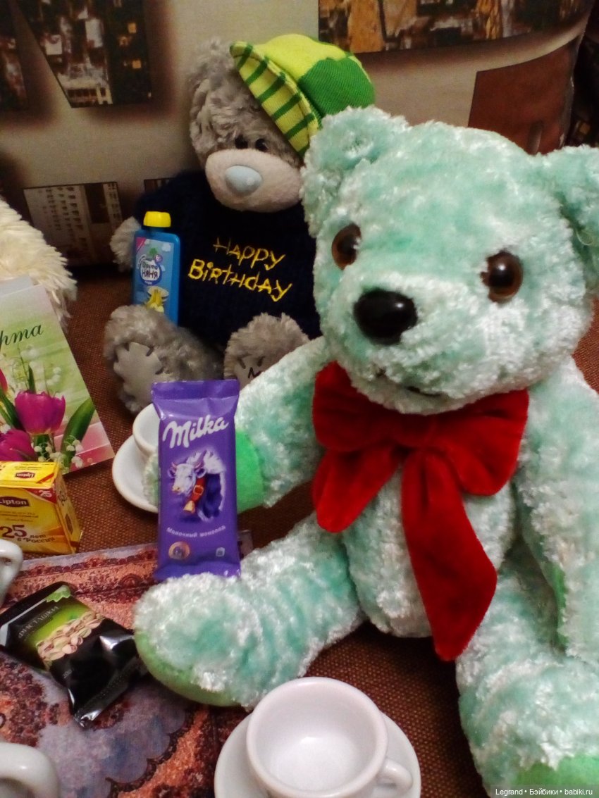 Гости в доме Пембе и Гри | Бэйбики Гости в доме Пембе и Гри — Плюшевые мишки и игрушки (Teddy Bear): винтаж