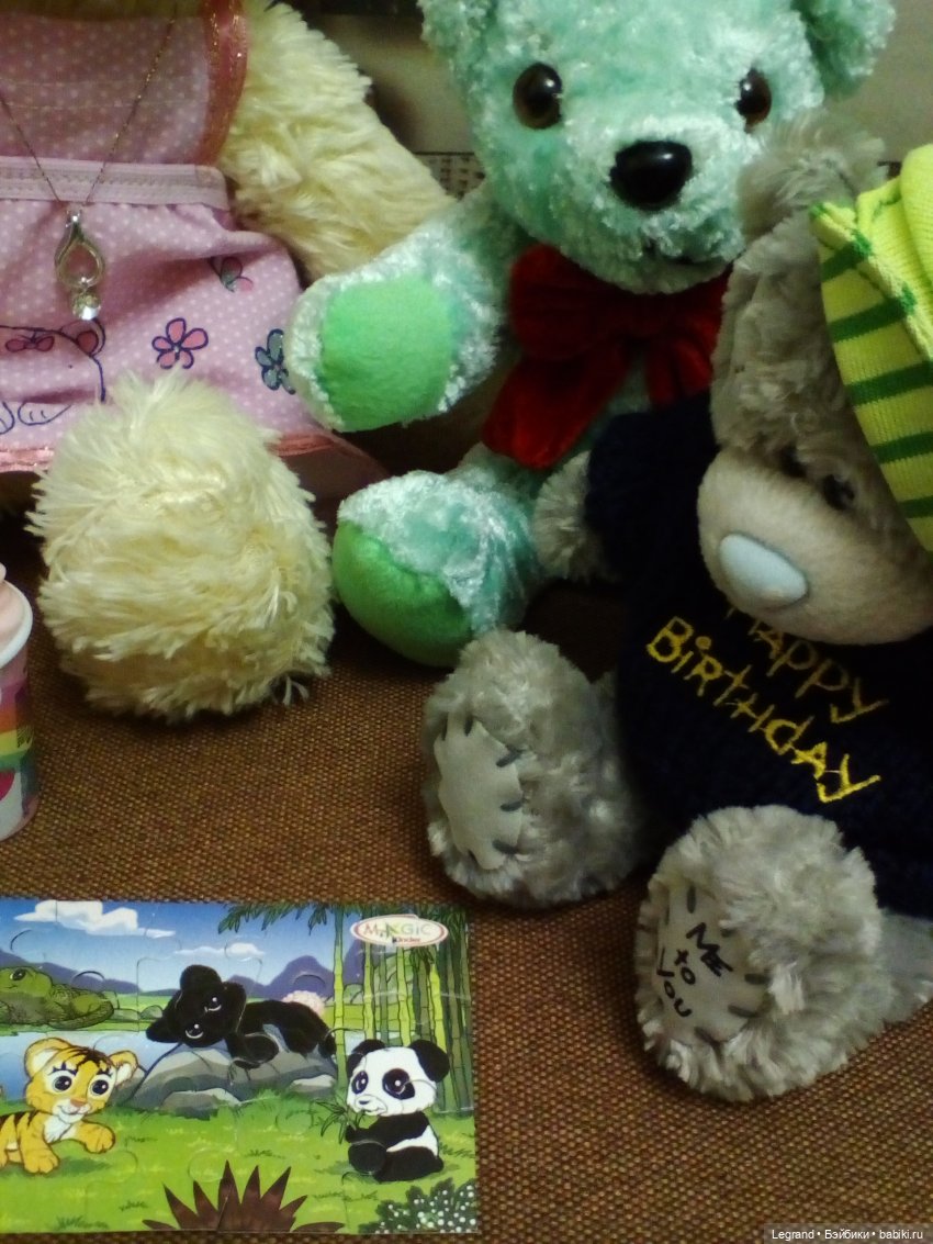 Гости в доме Пембе и Гри | Бэйбики Гости в доме Пембе и Гри — Плюшевые мишки и игрушки (Teddy Bear): винтаж