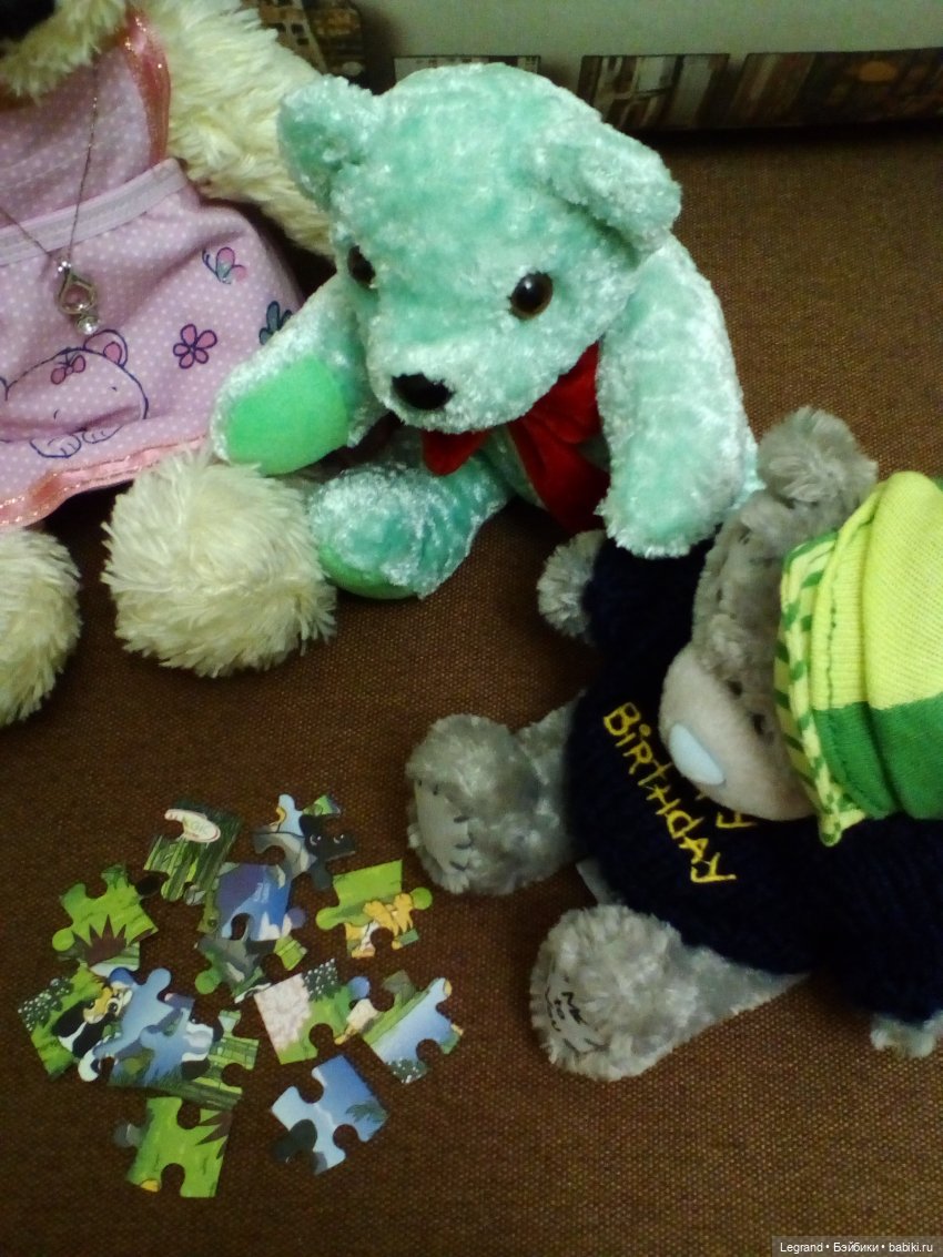 Гости в доме Пембе и Гри | Бэйбики Гости в доме Пембе и Гри — Плюшевые мишки и игрушки (Teddy Bear): винтаж