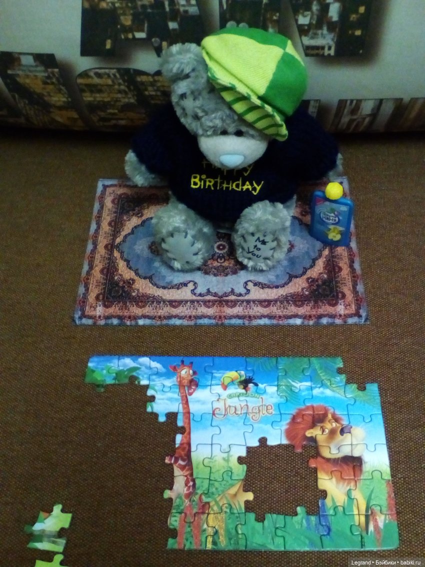 Гри собирает пазл | Бэйбики Гри собирает пазл — Плюшевые мишки и игрушки (Teddy Bear): винтаж (фото 7)