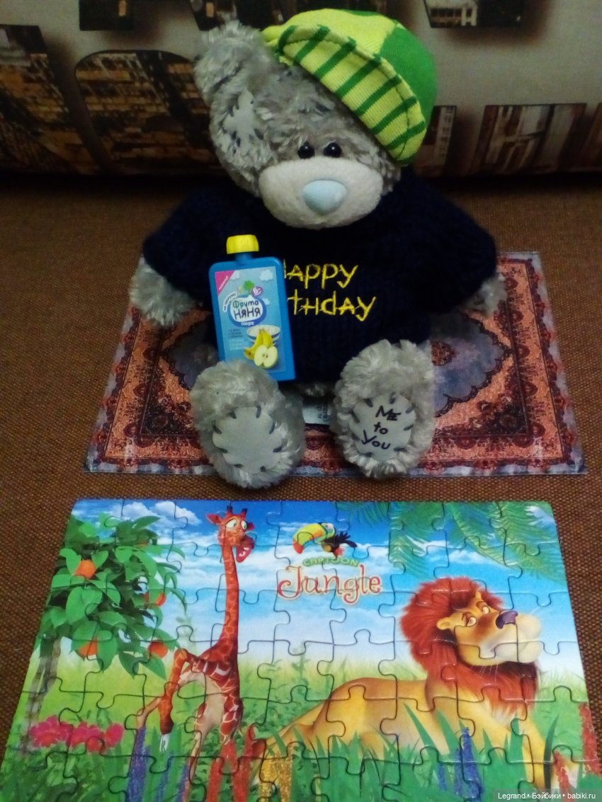 Гри собирает пазл | Бэйбики Гри собирает пазл — Плюшевые мишки и игрушки (Teddy Bear): винтаж