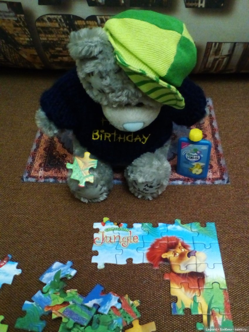 Гри собирает пазл | Бэйбики Гри собирает пазл — Плюшевые мишки и игрушки (Teddy Bear): винтаж (фото 5)