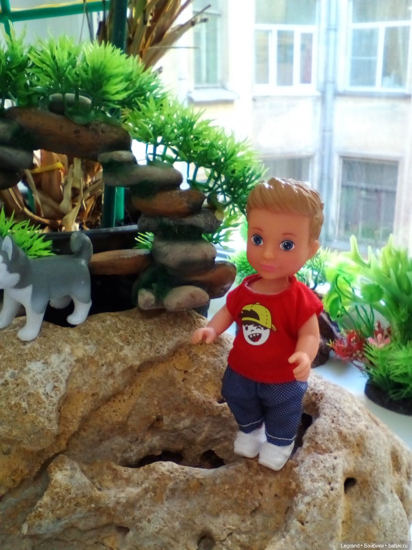 "Мелкие" мальчики: прогулка с собачками (фото 3)