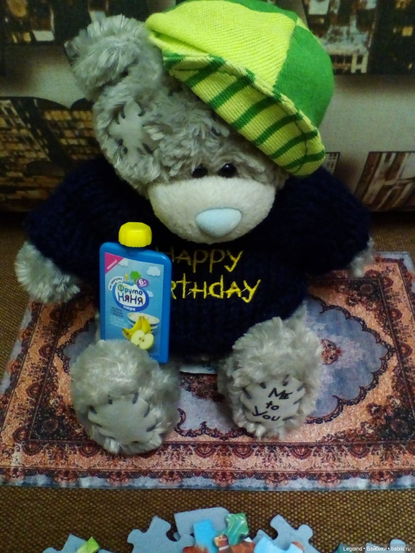 Гри собирает пазл | Бэйбики Гри собирает пазл — Плюшевые мишки и игрушки (Teddy Bear): винтаж (фото 2)