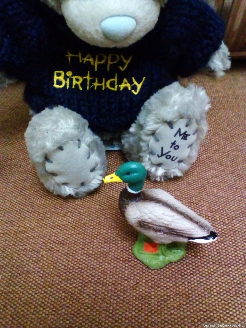 Утёнок для Гри — Плюшевые мишки и игрушки (Teddy Bear): винтаж (фото 2)