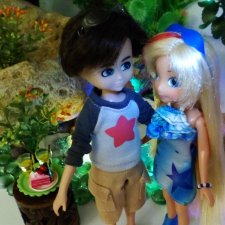 Лурения. Сад. Вечер