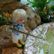 Маленькие луренцы: садовые работы и рыбалка