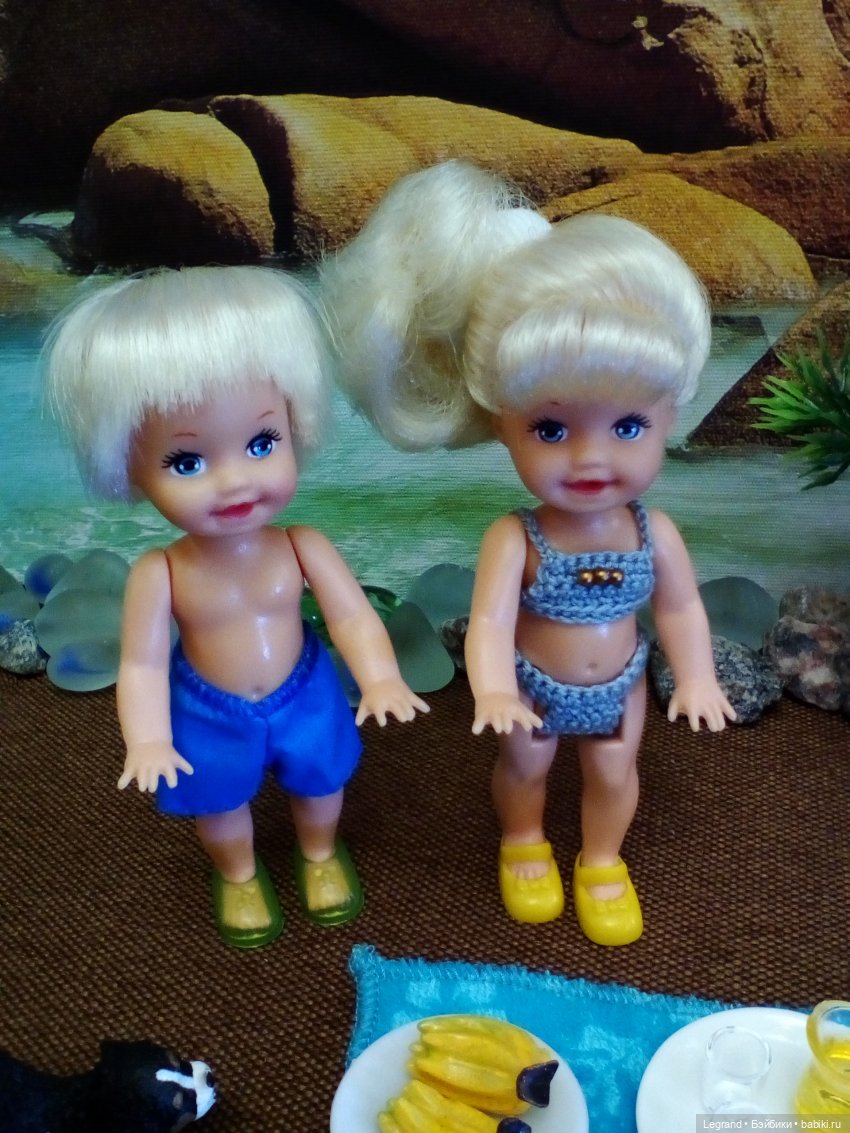 Лурения. Пляж. Анни-Фрид и дети (фото 9)