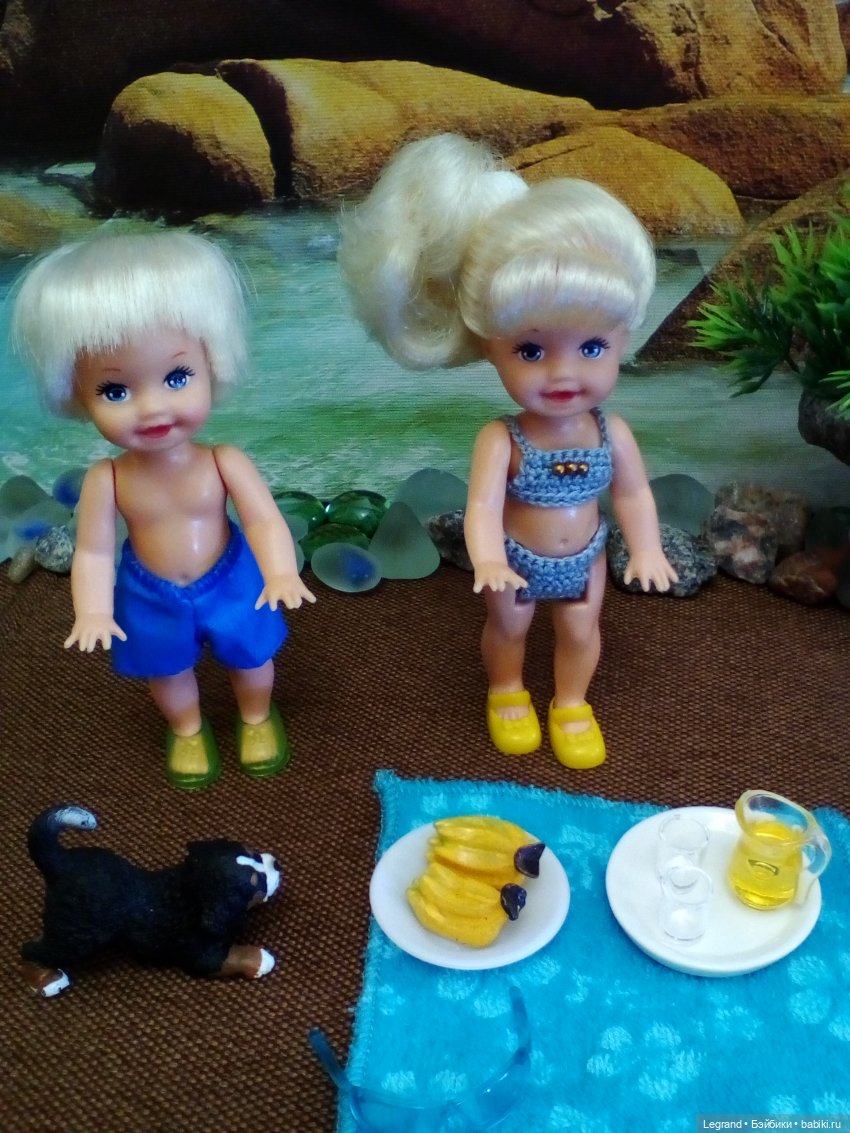 Лурения. Пляж. Анни-Фрид и дети (фото 8)