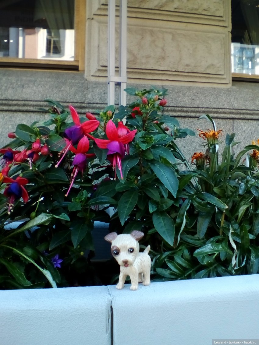 Петербург. Ул.Фурштатская. Мозаичный дворик. Улоф, Милош и Лукум