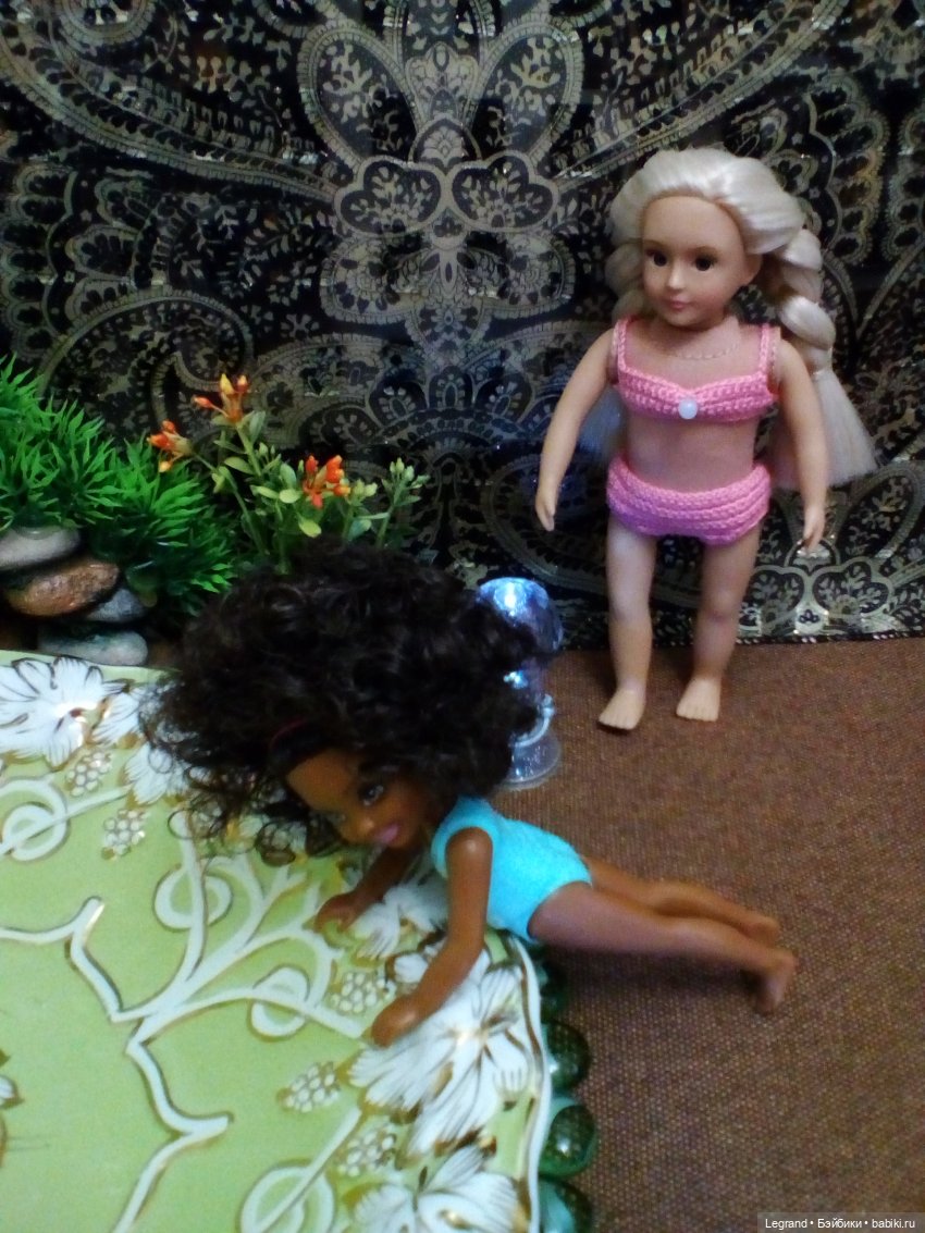 Кира и Джемма. Купальня | Бэйбики Кира и Джемма. Купальня — Куклы Lori (Лори): Battat