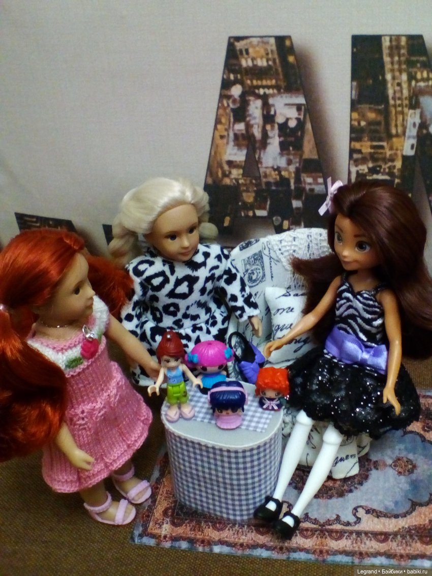 Тахмина в новом платье, девочки Lori и импровизированная "кукловстреча" | Бэйбики Тахмина в новом платье, девочки Lori и импровизированная "кукловстреча"