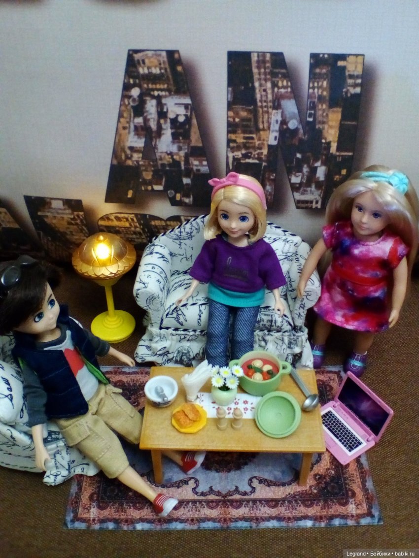 Они сами пишут свои истории: Оливье, Гюльфем, Элли. Обед | Бэйбики Они сами пишут свои истории: Оливье, Гюльфем, Элли. Обед (фото 3)