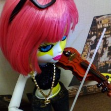 Эрмелин на репетиции