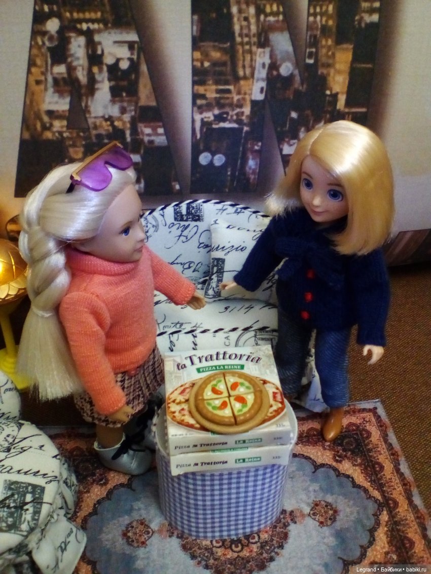 День пиццы. Гюльфем и Кира | Бэйбики День пиццы. Гюльфем и Кира