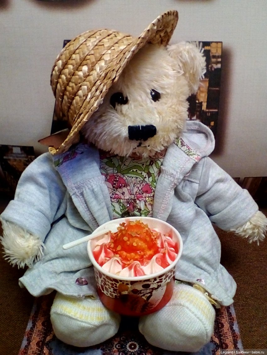 Пембе, розы и мороженое — Плюшевые мишки и игрушки (Teddy Bear): винтаж