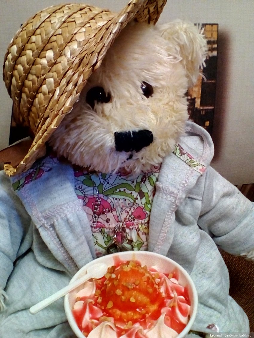 Пембе, розы и мороженое — Плюшевые мишки и игрушки (Teddy Bear): винтаж