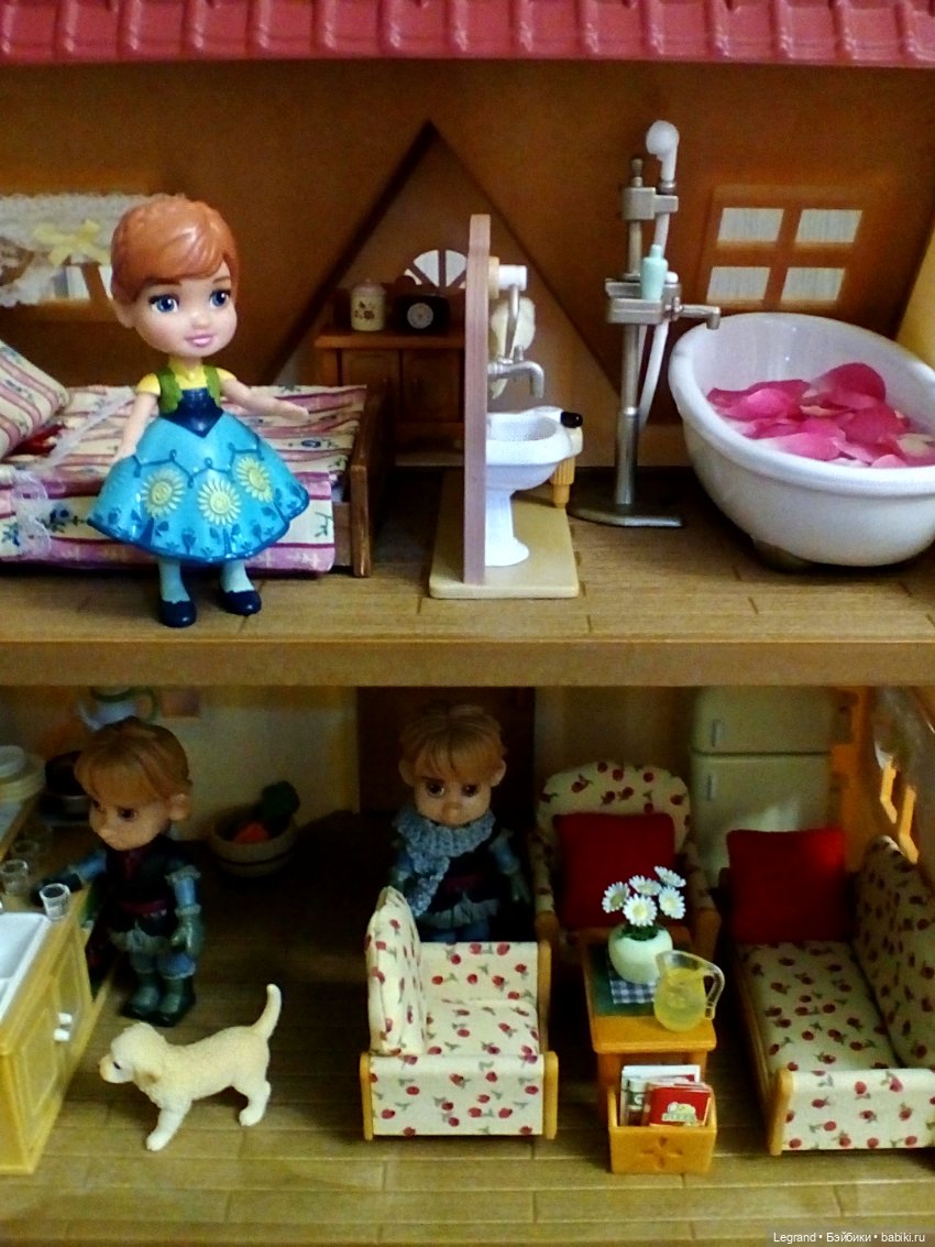 Сильванский домик: ванна с лепестками роз для Анналисы