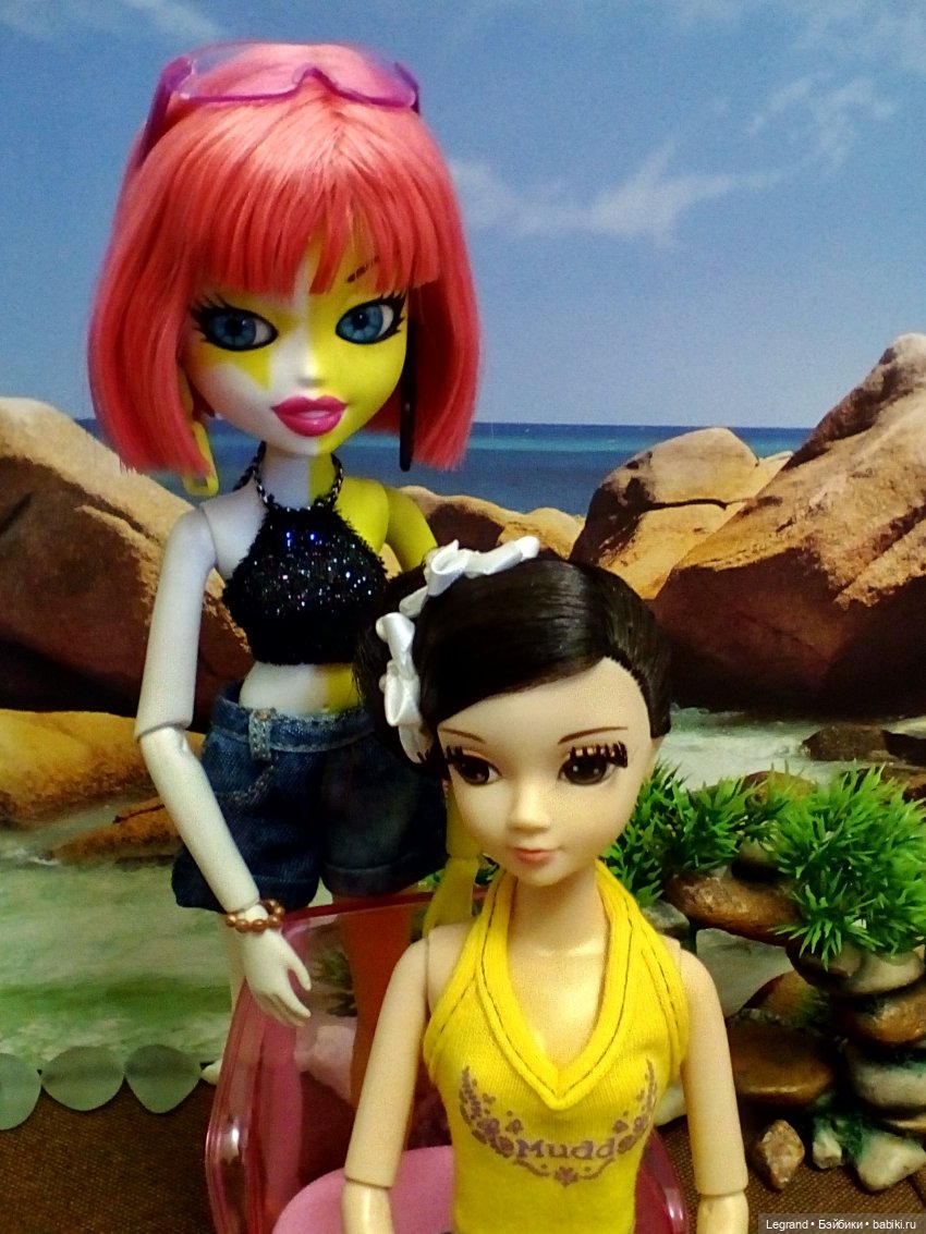 Эрмелин и Гюнеш на побережье