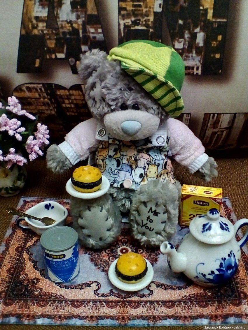 Ужин Гри — Плюшевые мишки и игрушки (Teddy Bear): винтаж (фото 4)