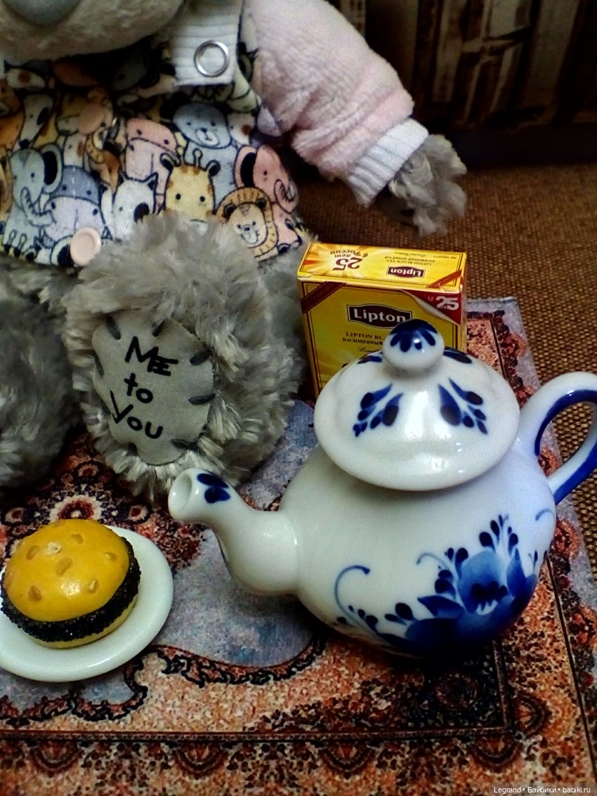 Ужин Гри — Плюшевые мишки и игрушки (Teddy Bear): винтаж (фото 6)