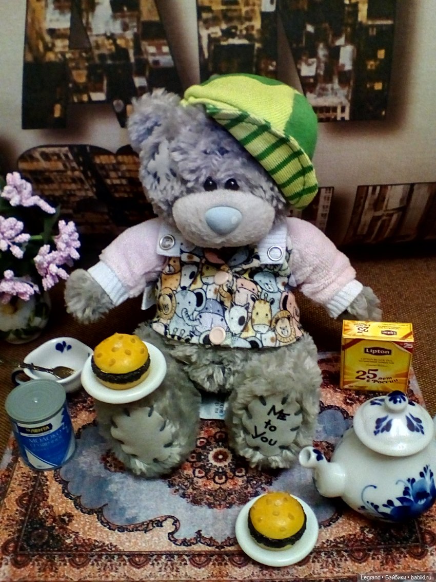 Ужин Гри — Плюшевые мишки и игрушки (Teddy Bear): винтаж (фото 8)