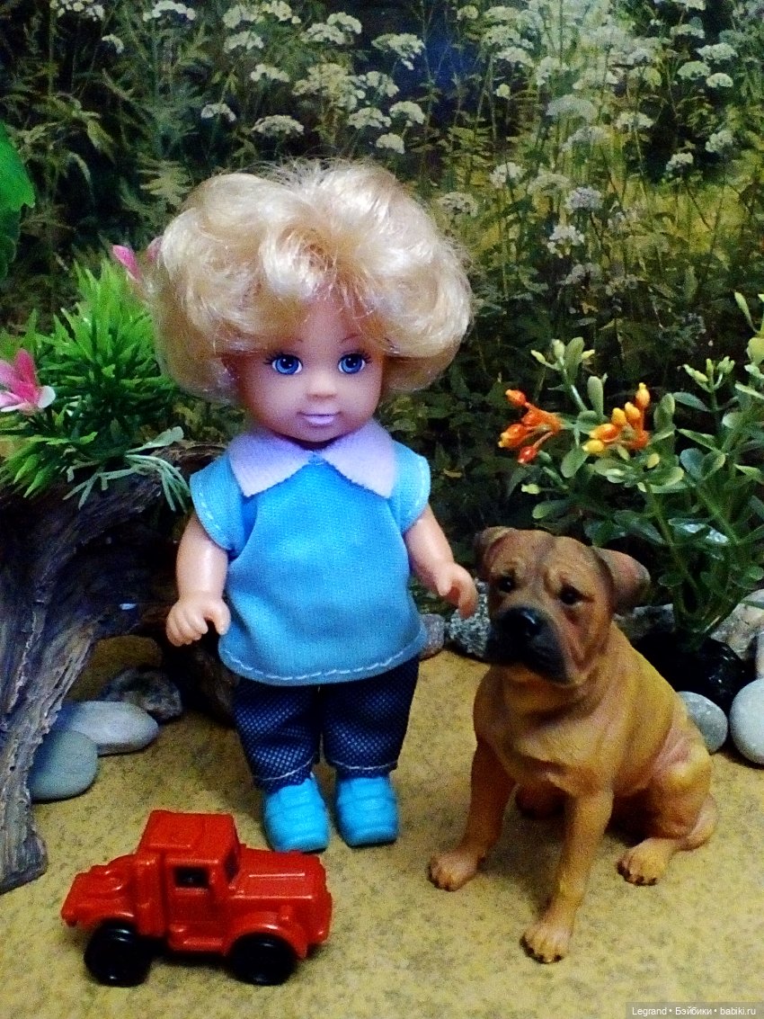 Лурения. Дети на прогулке