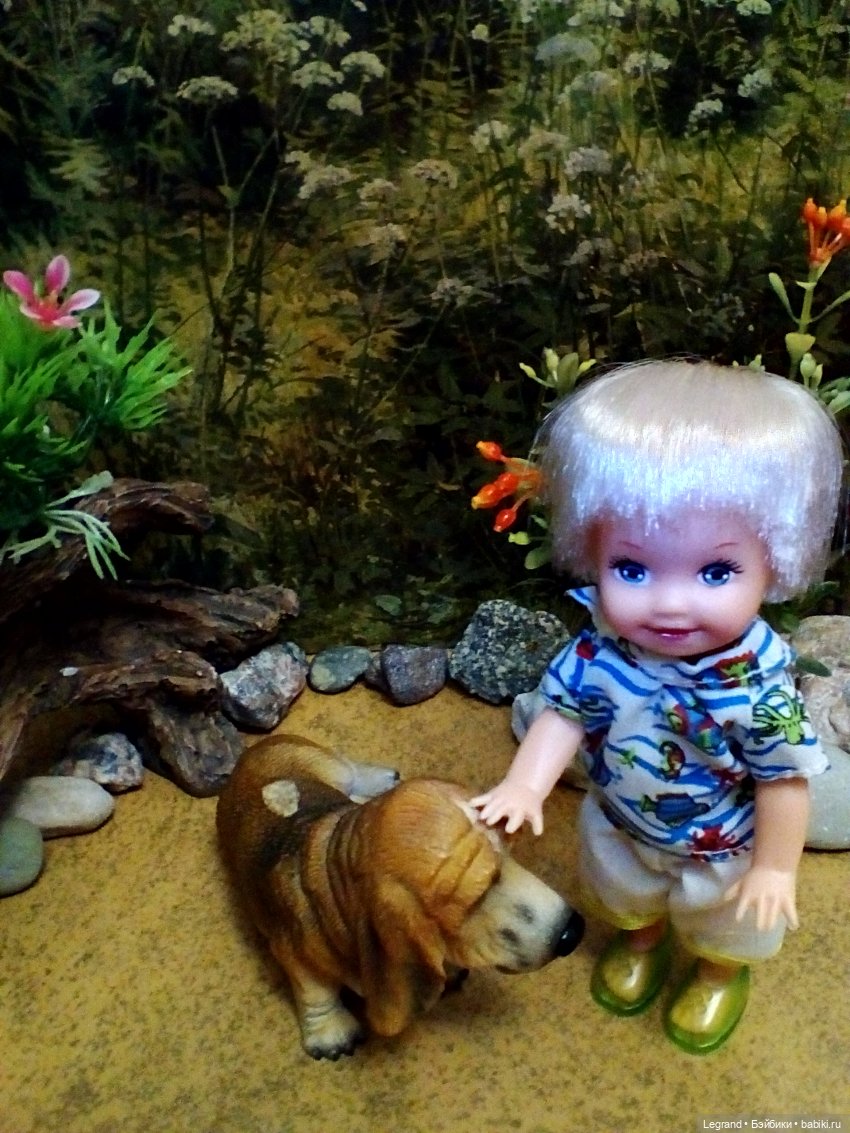 Лурения. Дети на прогулке