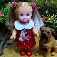 Лурения. Дети на прогулке