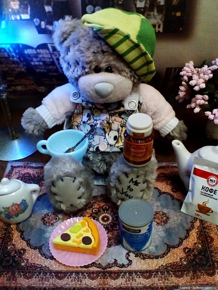 Гри: ночное кофепитие — Плюшевые мишки и игрушки (Teddy Bear): винтаж (фото 7)