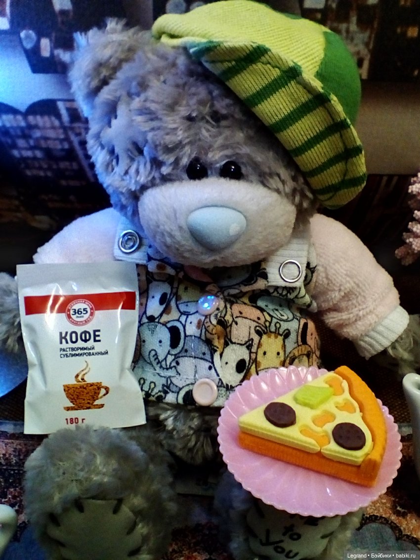 Гри: ночное кофепитие — Плюшевые мишки и игрушки (Teddy Bear): винтаж (фото 4)
