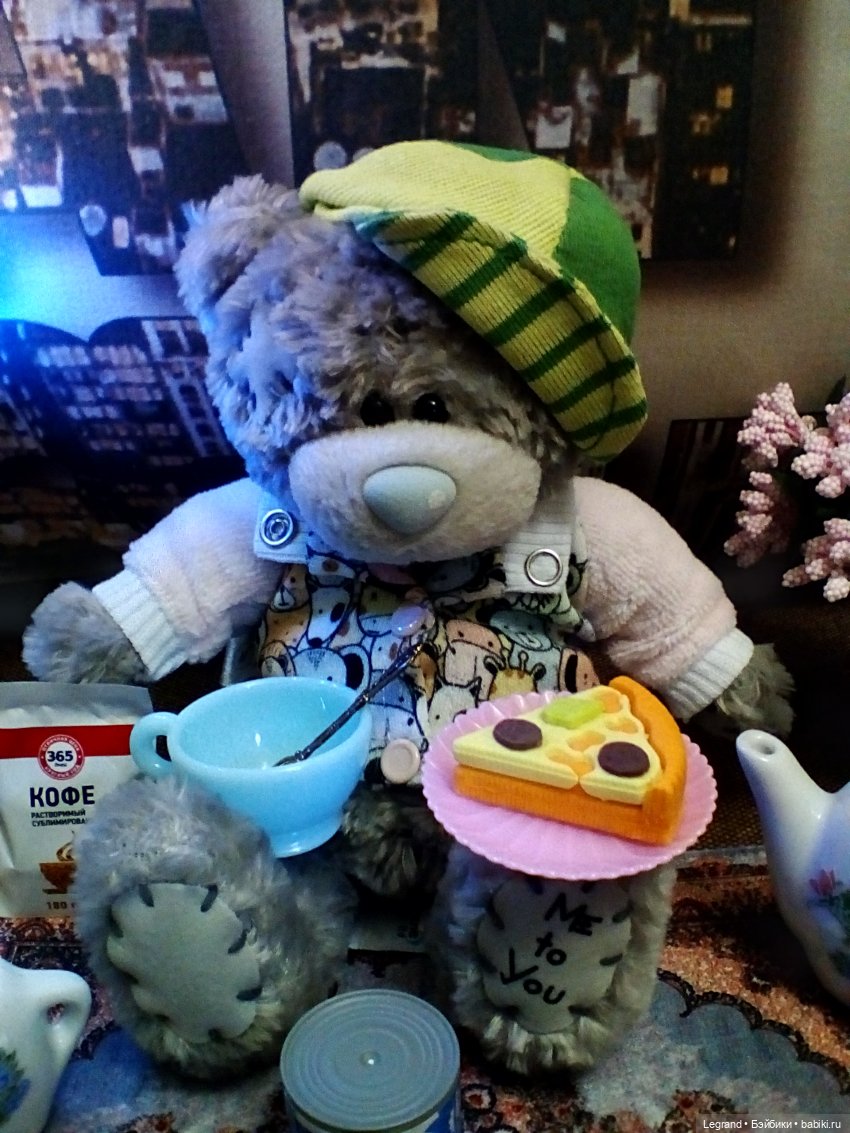 Гри: ночное кофепитие — Плюшевые мишки и игрушки (Teddy Bear): винтаж (фото 2)