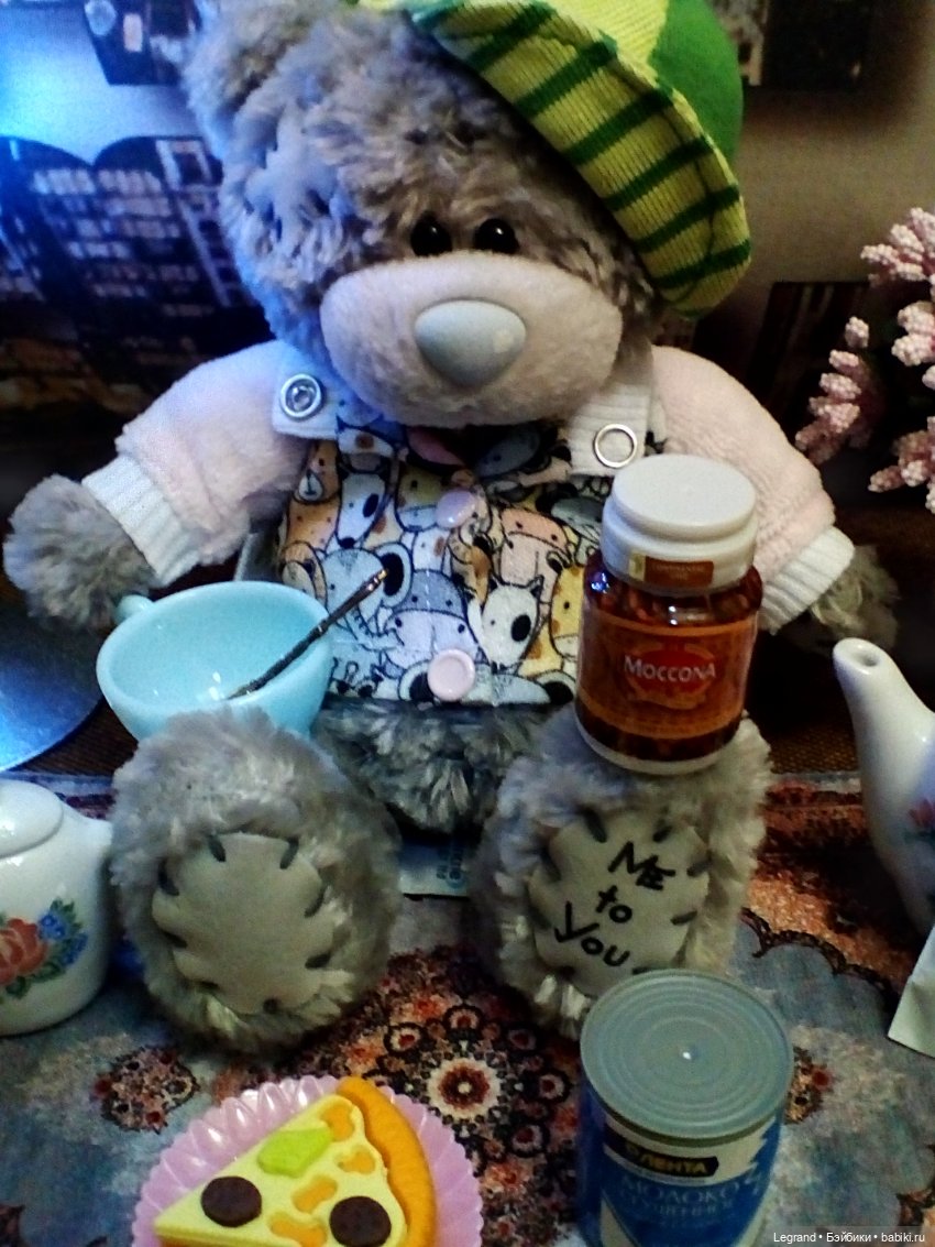 Гри: ночное кофепитие — Плюшевые мишки и игрушки (Teddy Bear): винтаж (фото 9)