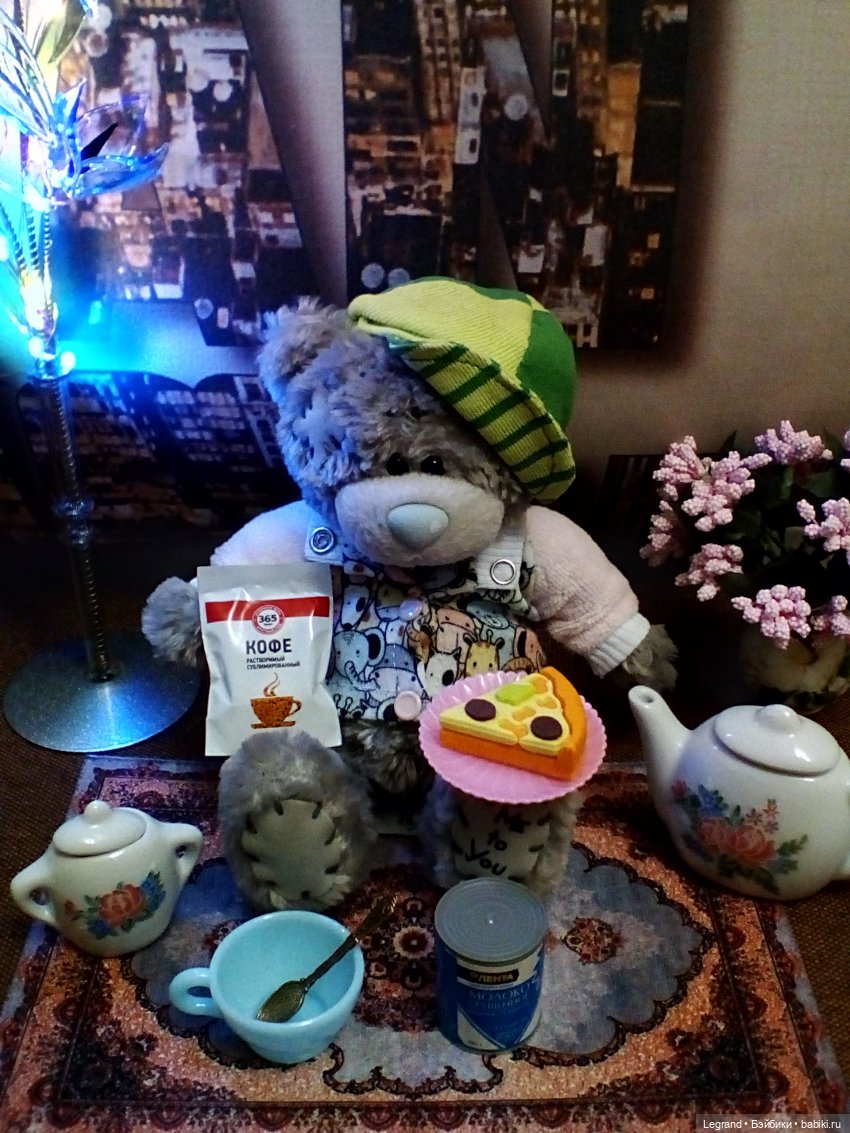 Гри: ночное кофепитие — Плюшевые мишки и игрушки (Teddy Bear): винтаж (фото 5)