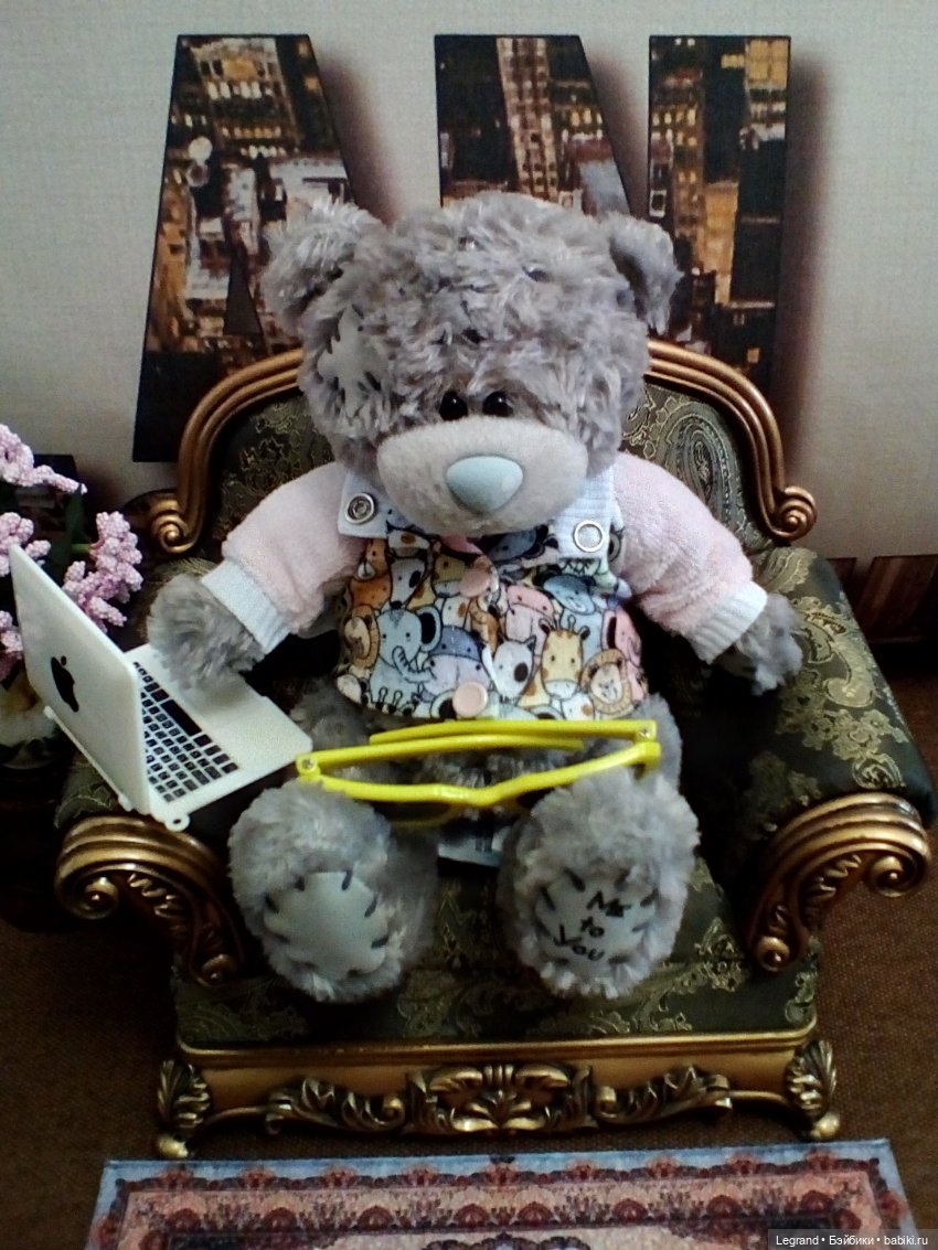 Гри бунтует и веселится | Бэйбики Гри бунтует и веселится — Плюшевые мишки и игрушки (Teddy Bear): винтаж