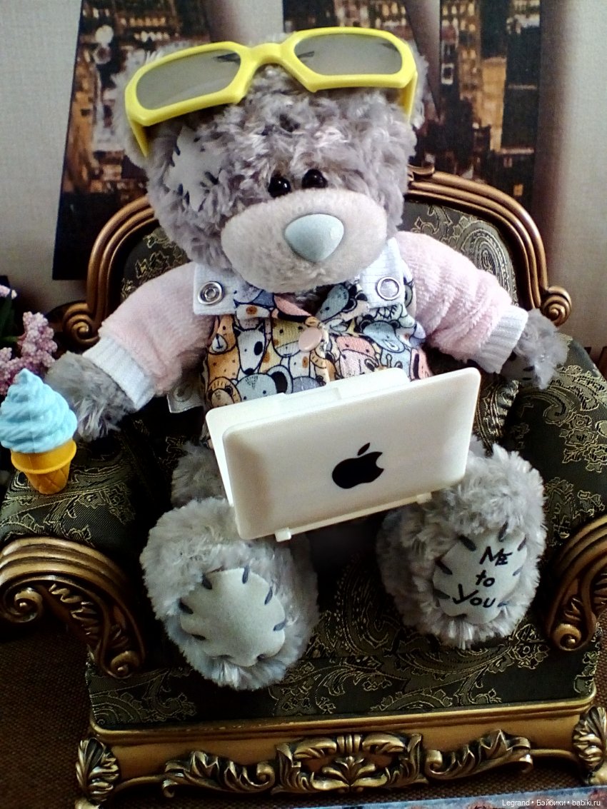 Гри бунтует и веселится | Бэйбики Гри бунтует и веселится — Плюшевые мишки и игрушки (Teddy Bear): винтаж (фото 4)