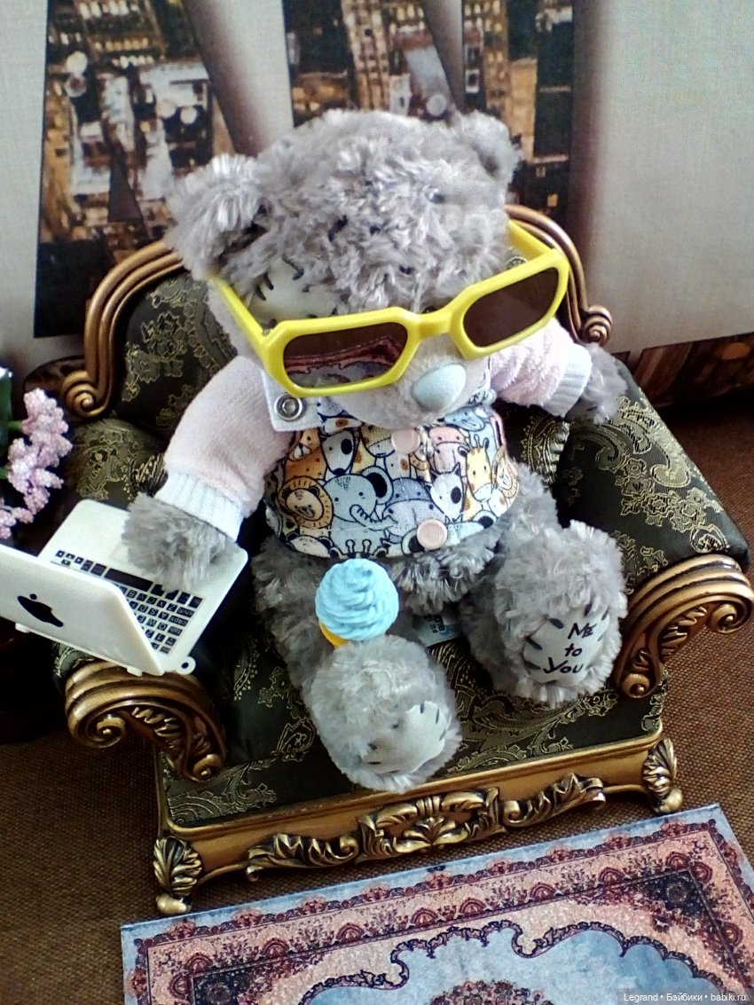 Гри бунтует и веселится | Бэйбики Гри бунтует и веселится — Плюшевые мишки и игрушки (Teddy Bear): винтаж (фото 10)