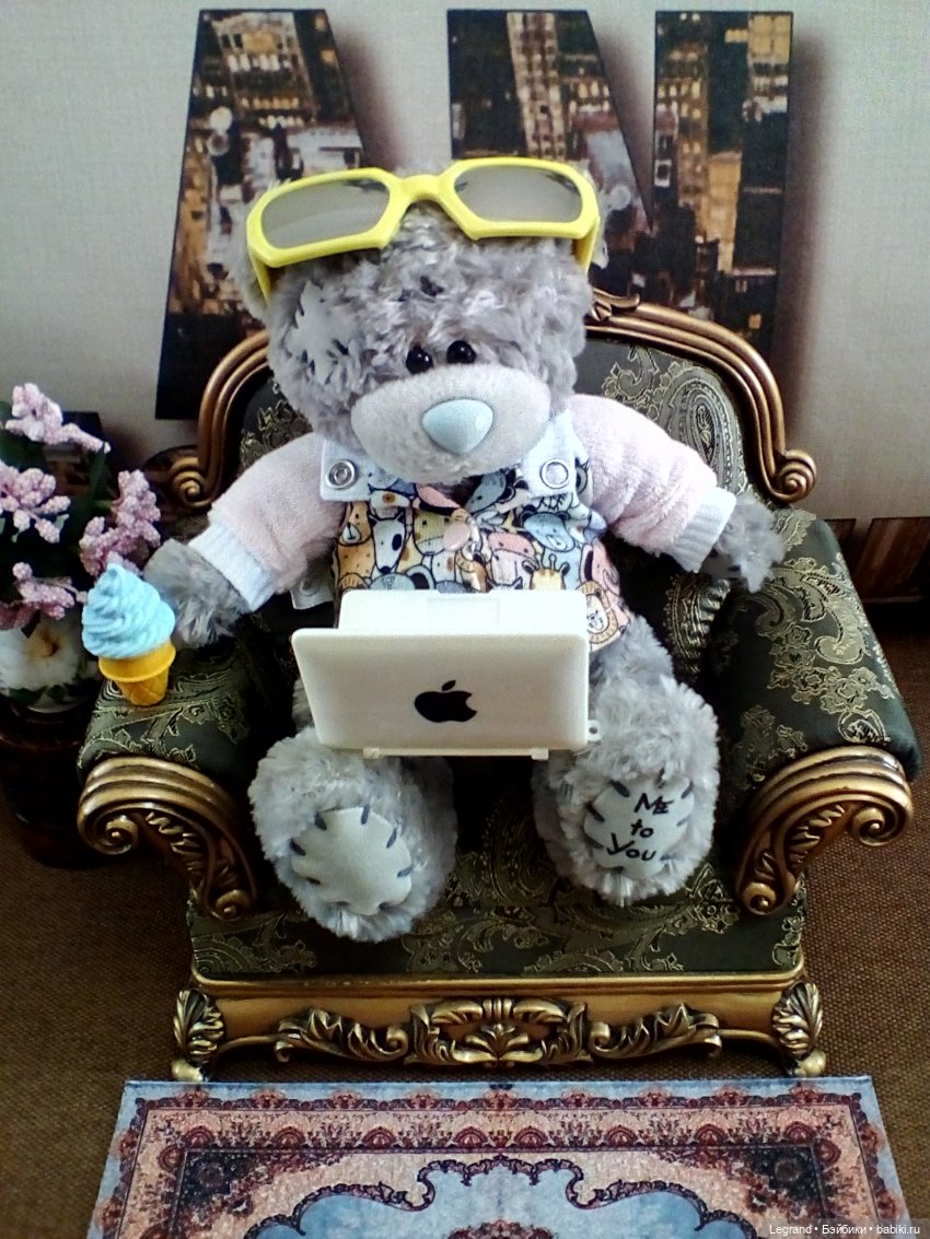 Гри бунтует и веселится | Бэйбики Гри бунтует и веселится — Плюшевые мишки и игрушки (Teddy Bear): винтаж (фото 6)