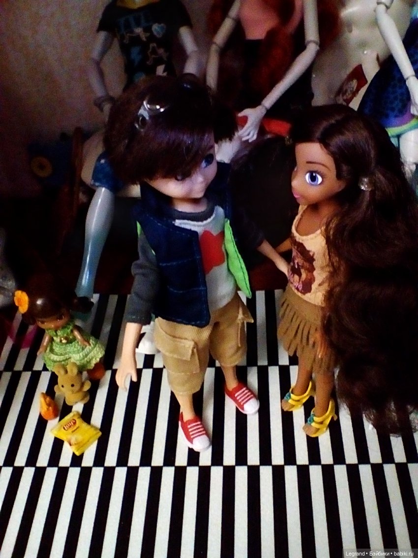 Лурения. Фото с куклополок: Блонди, Эллис, сыновья Жерара