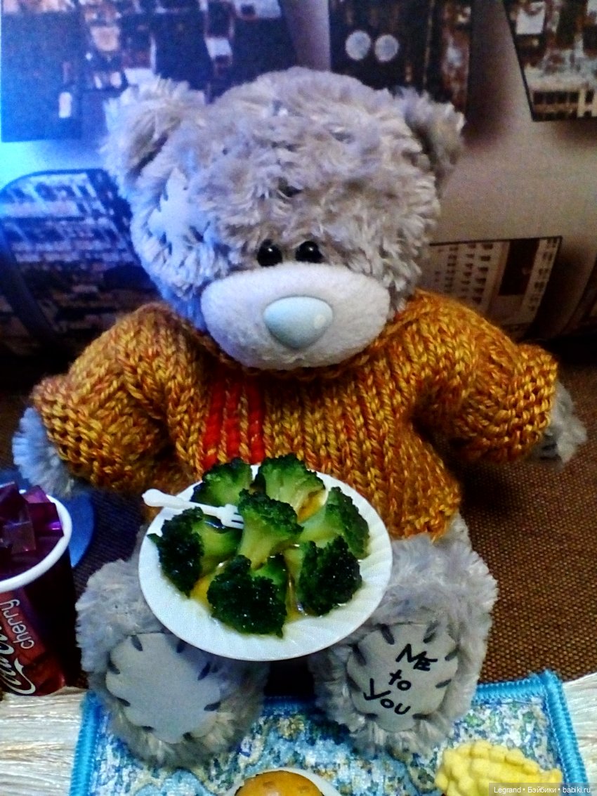 Гри в новом свитере — Плюшевые мишки и игрушки (Teddy Bear): винтаж (фото 3)