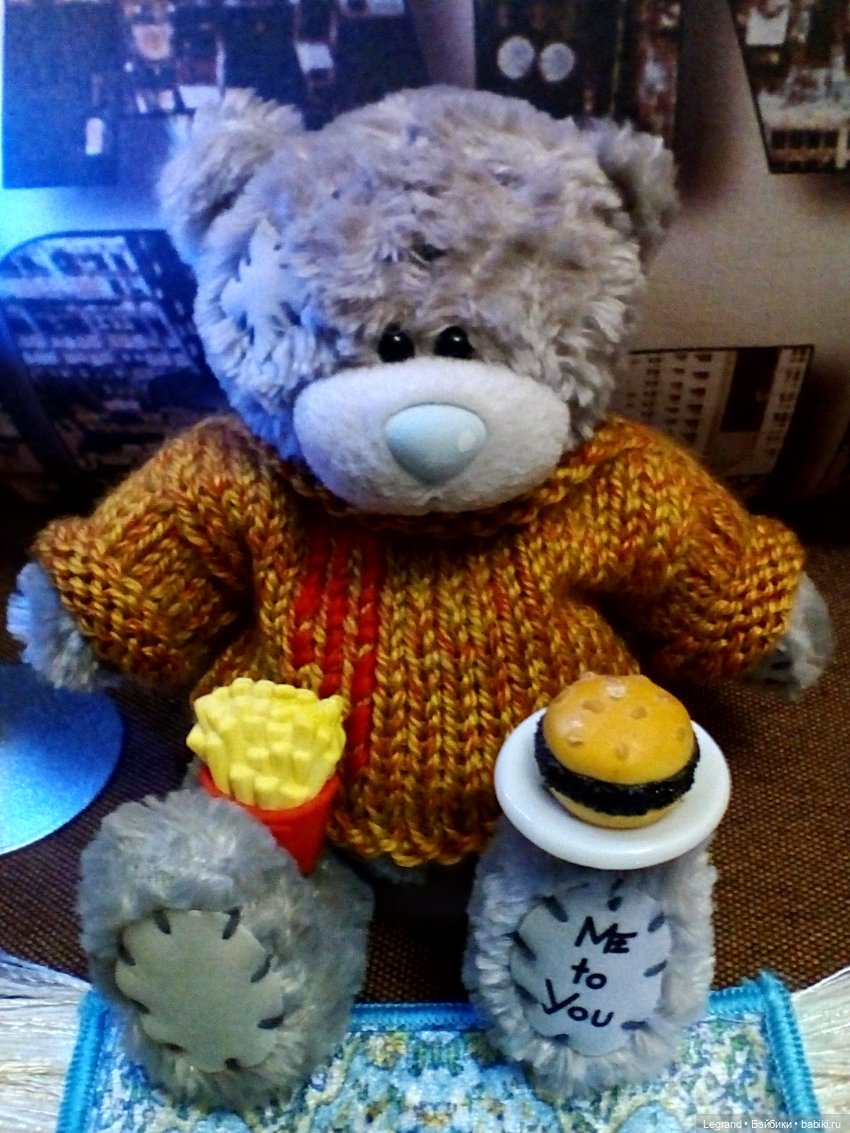 Гри в новом свитере — Плюшевые мишки и игрушки (Teddy Bear): винтаж (фото 9)