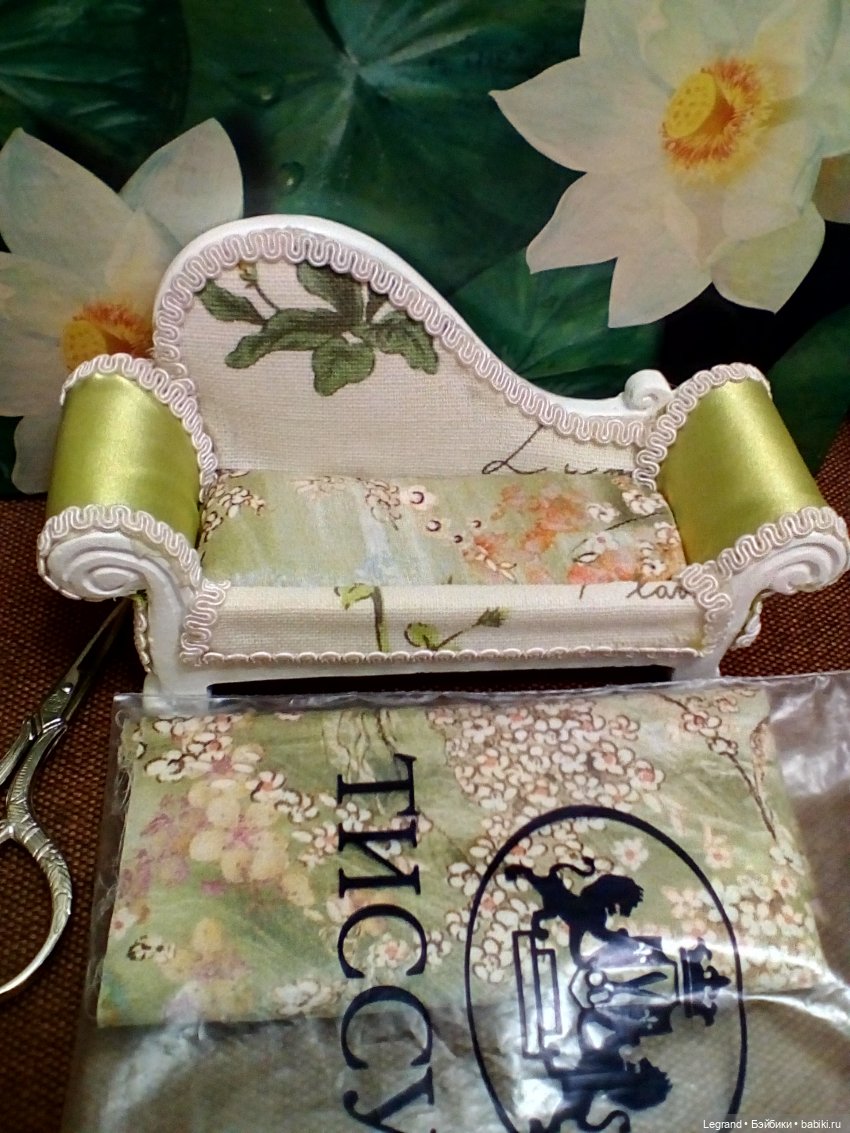 Керамический диванчик — Мебель для кукол и домиков: фото (фото 8)