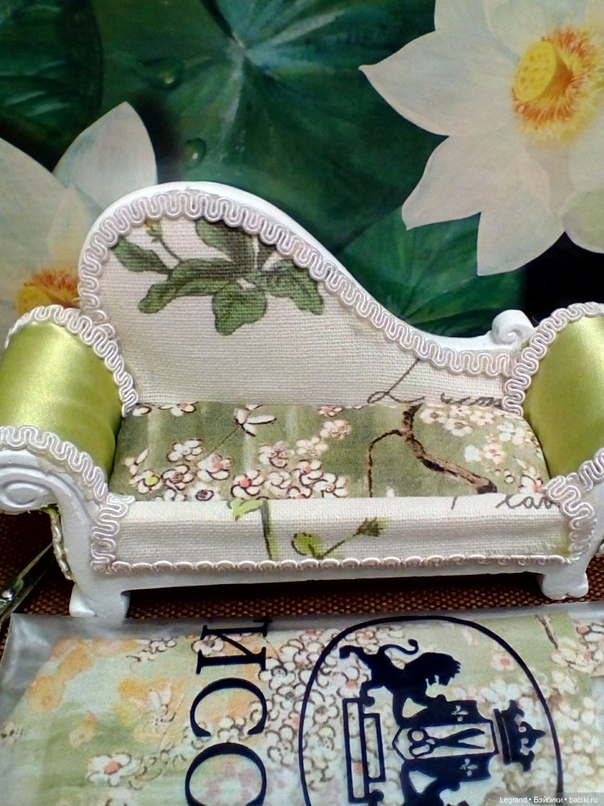 Керамический диванчик — Мебель для кукол и домиков: фото (фото 10)