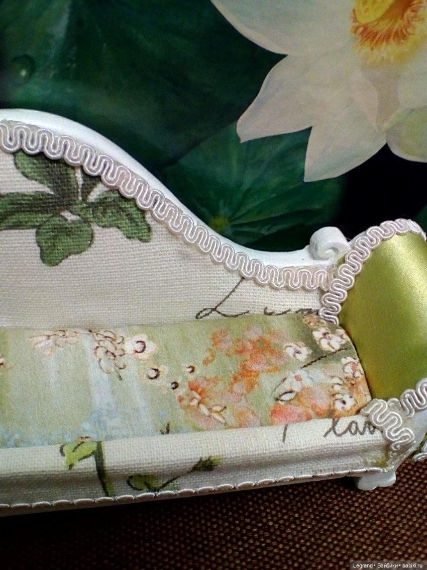 Керамический диванчик — Мебель для кукол и домиков: фото (фото 9)