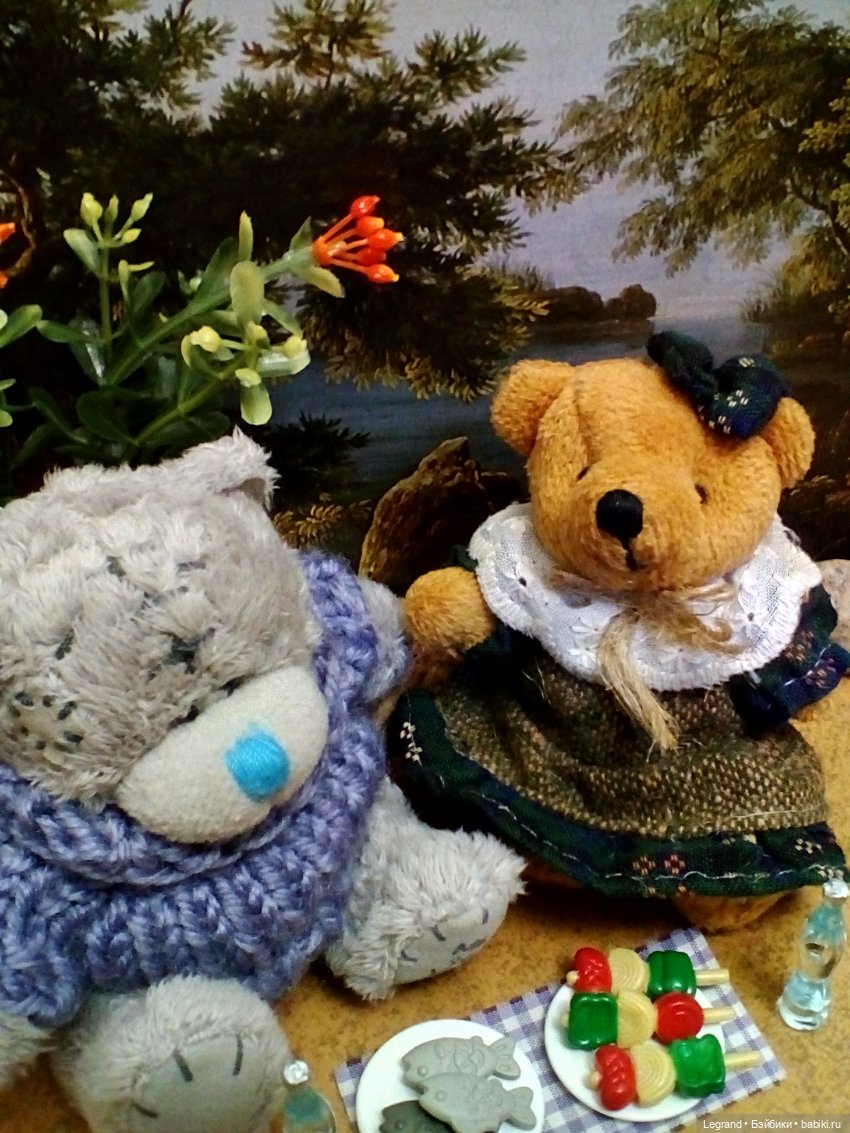 Из жизни моих мишек: мишки путешествуют